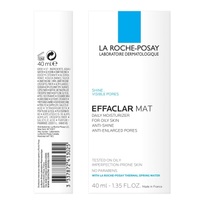 La Roche Posay Effaclar Mat Parlama Karşıtı Nemlendirici 40 ml - 4