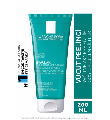 La Roche Posay Effaclar Micro Temizleyici Peeling Jel 200 ml - 1