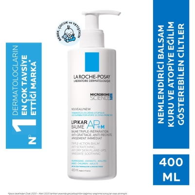 La Roche Posay Lipikar Baume AP+ M Yatıştırıcı Balm 400 ml - 1