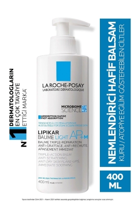 La Roche Posay Lipikar Baume LIGHT AP+M Atopiye Eğilim Gösterebilen Ciltler 400 Ml - 2