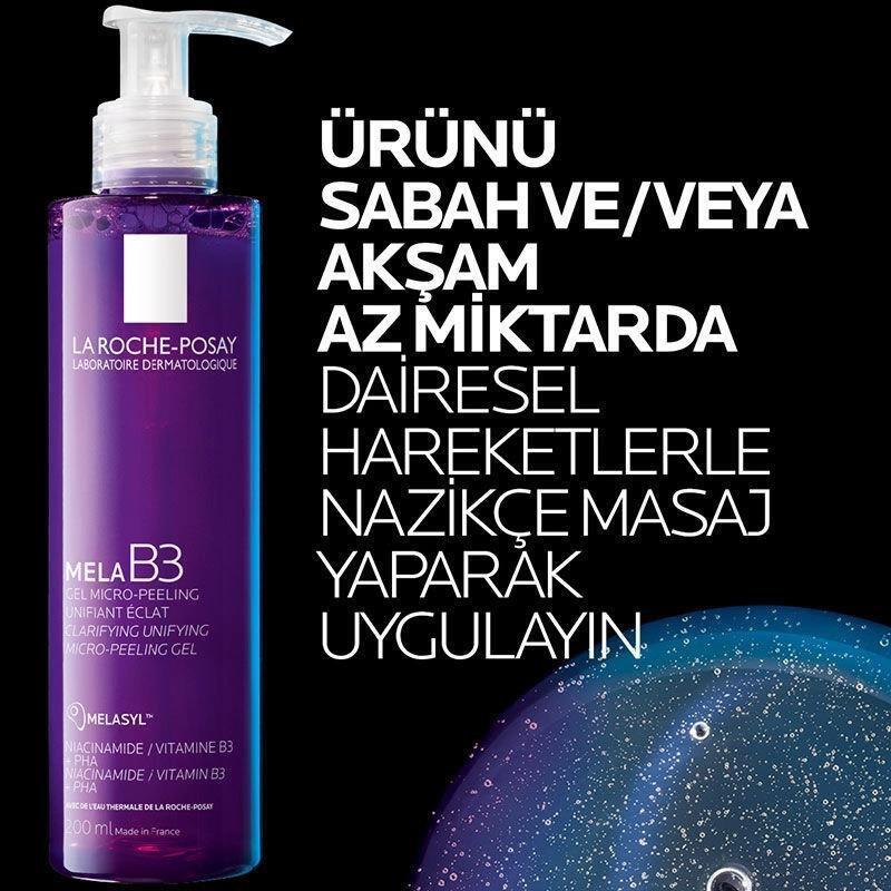 La Roche Posay Mela B3 Koyu Leke Karşıtı Temizleme Jeli 200 ml - 3