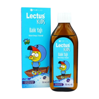 Lectus Kids Karışık Meyve Aromalı Balık Yağı 150 ml - 1