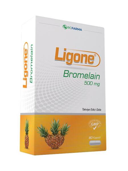 Ligone Bromelain 500mg 60 Kapsül - 1