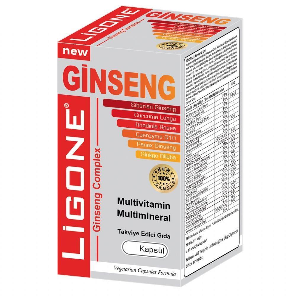 Ligone Ginseng Multivitamin Multimineral 30 Kapsül - 1