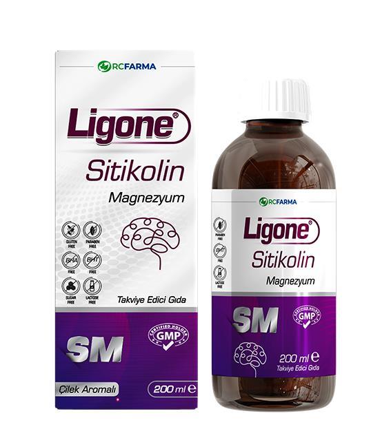 Ligone Sitikolin Magnezyum Şurup 200 ml - 1