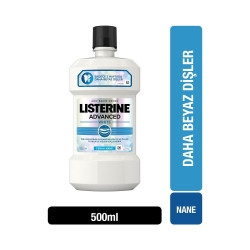 Listerine Advanced White Hafif Tat 500 ml - 1