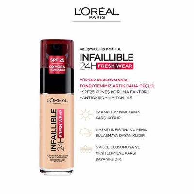 Loreal Paris Infaillible Foundation 145 Rose Beıge - 3