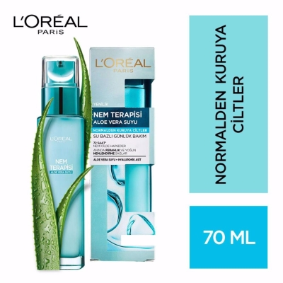 Loreal Paris Nem Terapisi Aloe Vera Suyu 70 ml Normalden Kuruya Ciltler - 1