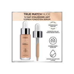 Loreal Paris True Match Nude Plumping Tinted Serum 3-4 Light Medium - 5