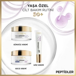 Loreal Paris Yaş Uzmanı 50+ Kırışıklık Karşıtı Yenileyici Gece Kremi 50 ml - 3