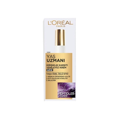 Loreal Paris Yaş Uzmanı 50+ Kırışıklık Karşıtı Yenileyici Göz Kremi 50 ml - 1