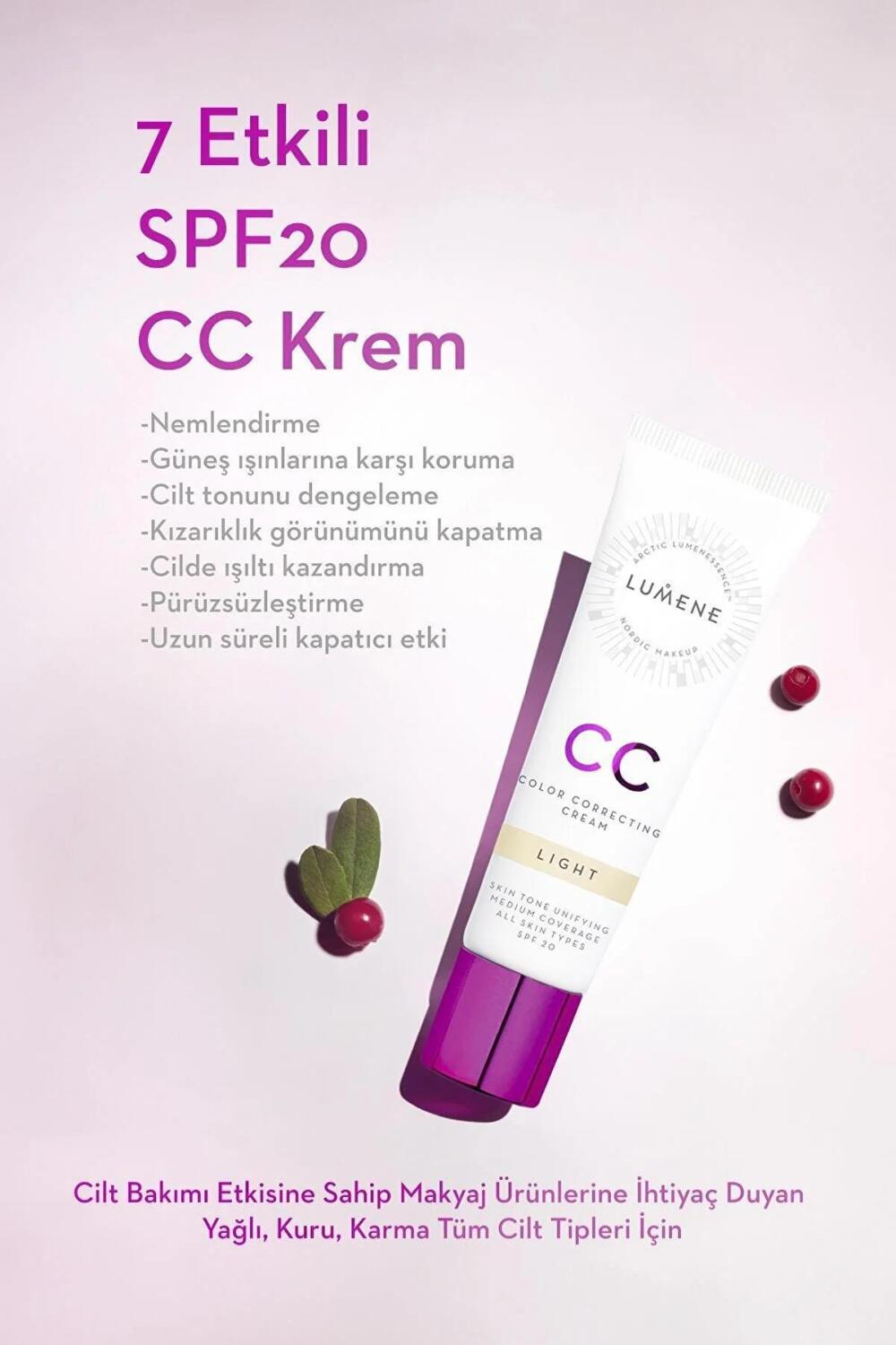 Lumene CC Krem 7 Etkili Renk Dengeleyici Spf 20 Açık 30 ml - 2