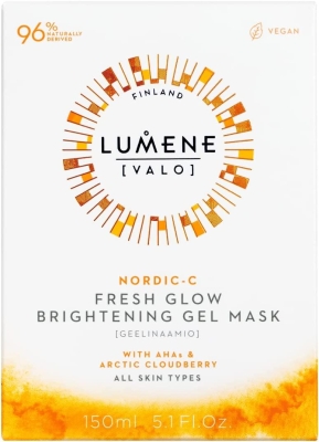 Lumene Fresh Glow Brigtening Gel Mask- Aydınlatıcı Maske 150 ml - 4