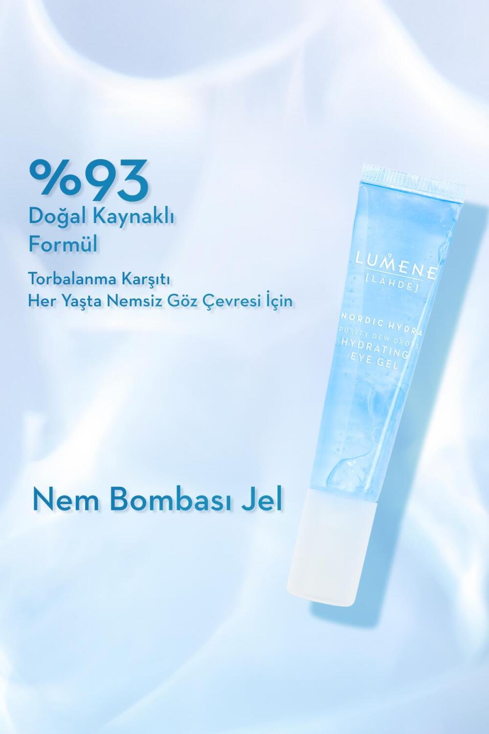 Lumene Purifying Dew Drops Nemlendirici Göz Çevresi Bakım Jeli 15 ml - 2