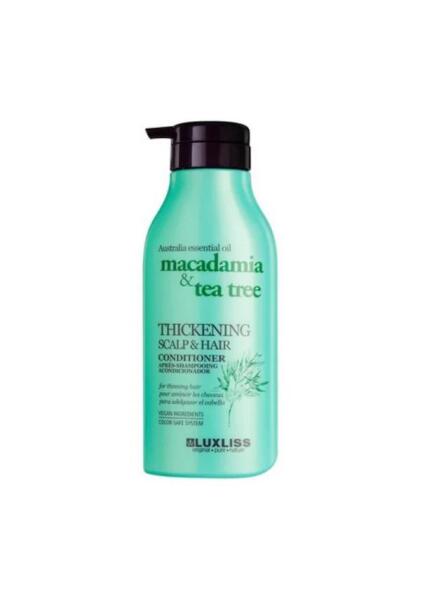 Luxliss Thickening Macadamia Tea Tree Thickening Scalp- Hair Conditioner 500 ml - 1