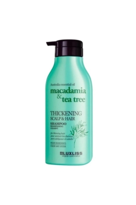 Luxliss Thickening Macadamia Tea Tree Thickening Scalp- Hair Shampoo 500 ml - 2