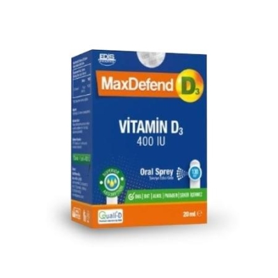 Maxdefend D3 400 IU 20 ml Oral Sprey - 1