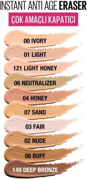 Maybelline Eraser Concealer 00 Ivory - 2