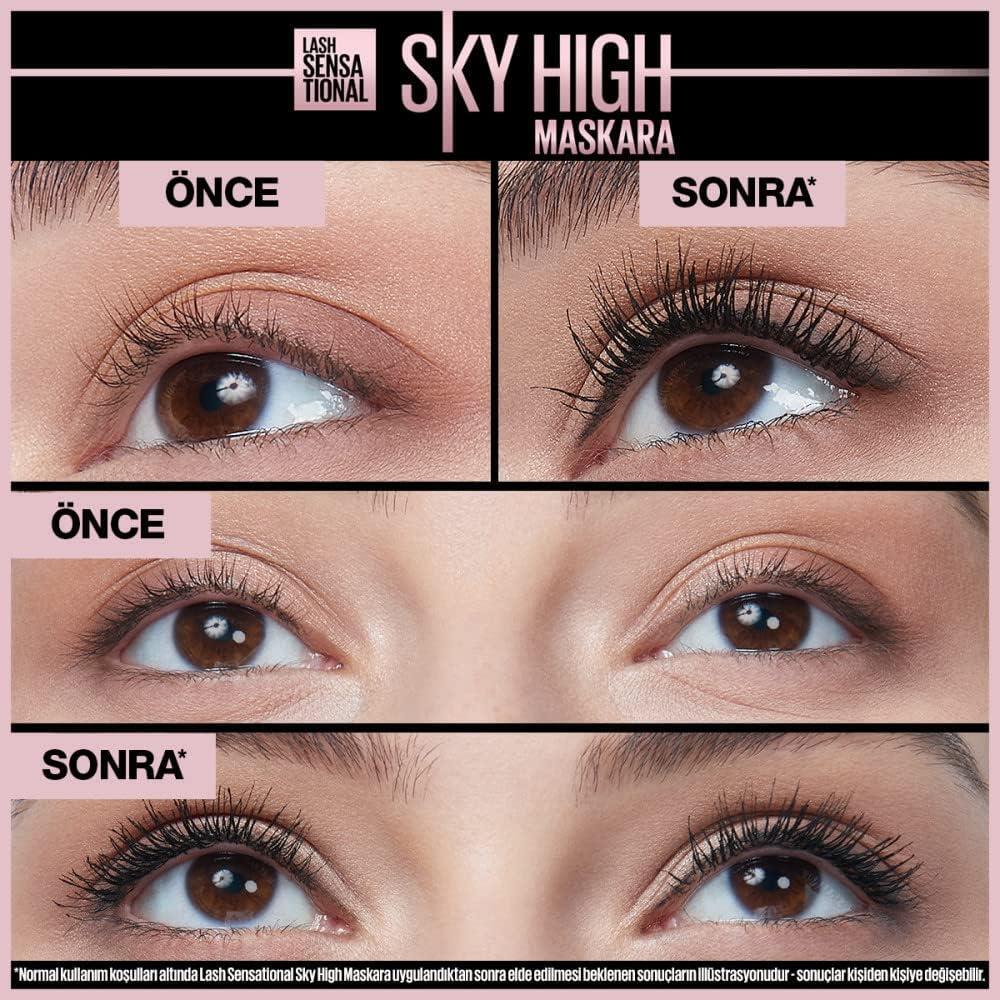 Maybelline Lash Sensational Sky High Suya Dayanıklı Waterproof Mascara Black - 2