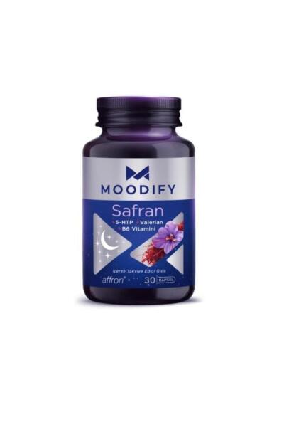 Moodify Safran - 5 Htp - Valerin Vitamin B6 30 Kapsül - 1