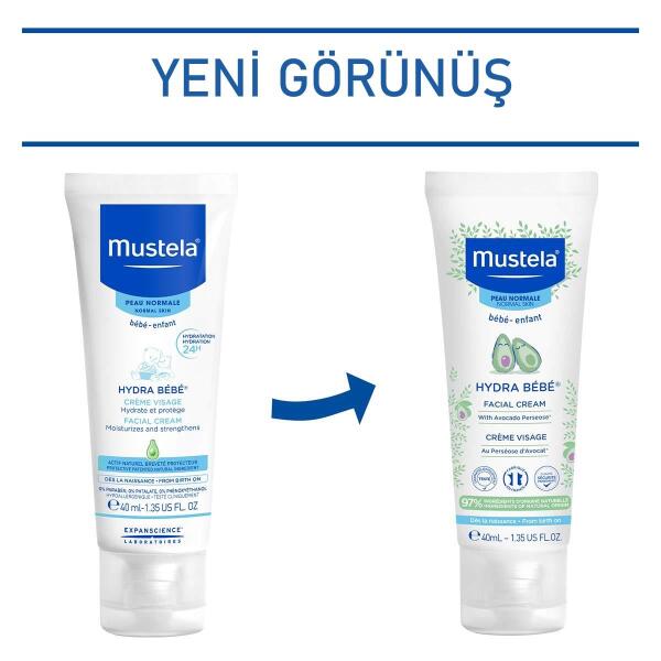 Mustela Hydra Bebe Günlük Kullanıma Uygun Yüz Kremi 40 ml - 2