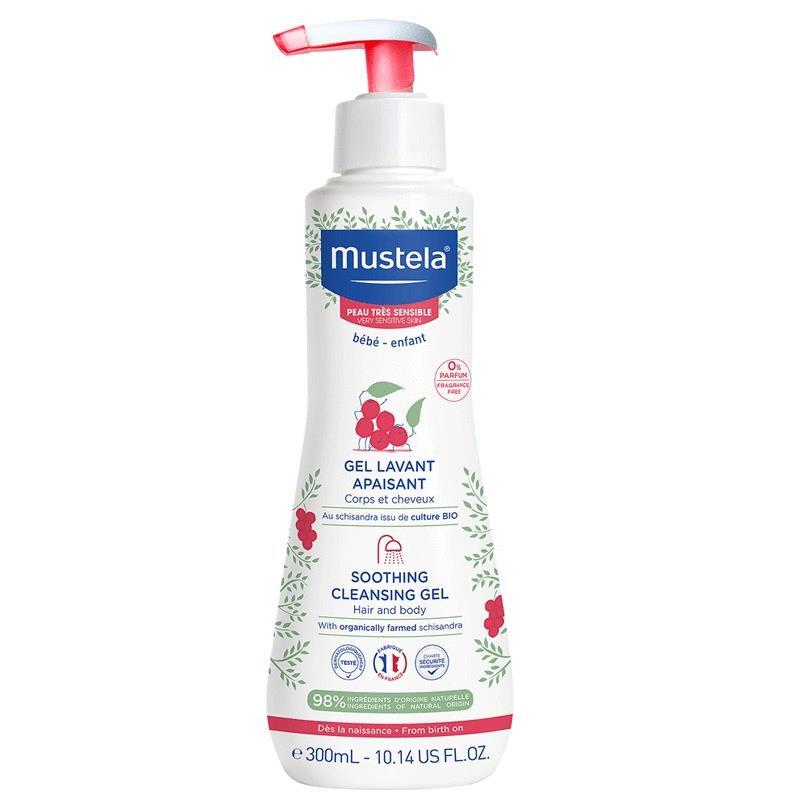 Mustela Soothing Cleansing Gel Çok Hassas Cilt Bebek Şampuanı 300 ml - 2