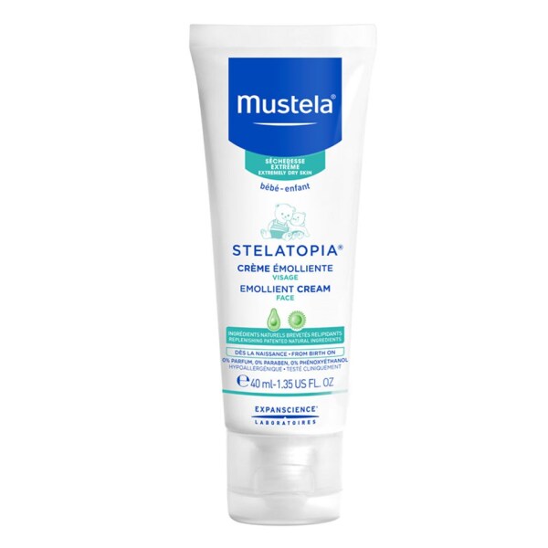 Mustela Stelatopia Emollient Face Cream Yüz Göz Kapakları Kremi 40 ml - 1