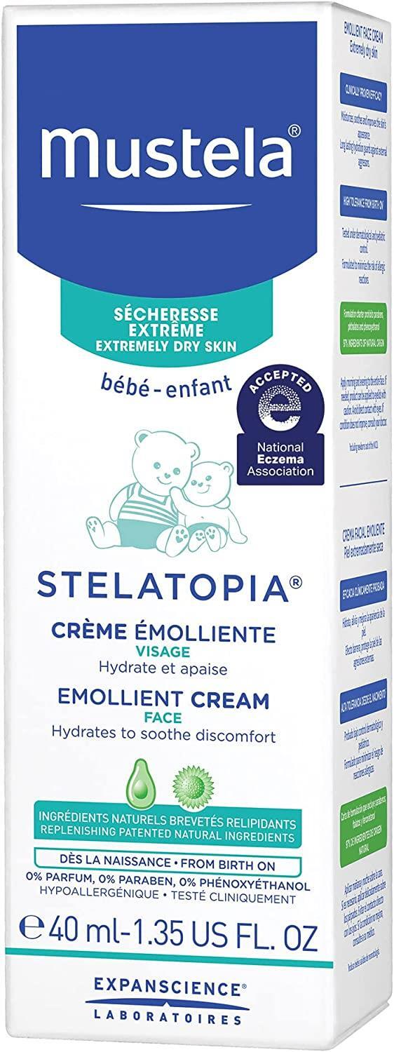 Mustela Stelatopia Emollient Face Cream Yüz Göz Kapakları Kremi 40 ml - 3