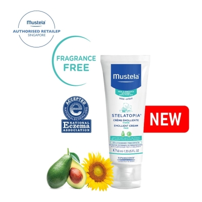 Mustela Stelatopia Emollient Face Cream Yüz Göz Kapakları Kremi 40 ml - 2