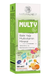 NaturalNest Multy Portakal Aromalı Şurup 150 ml - 1