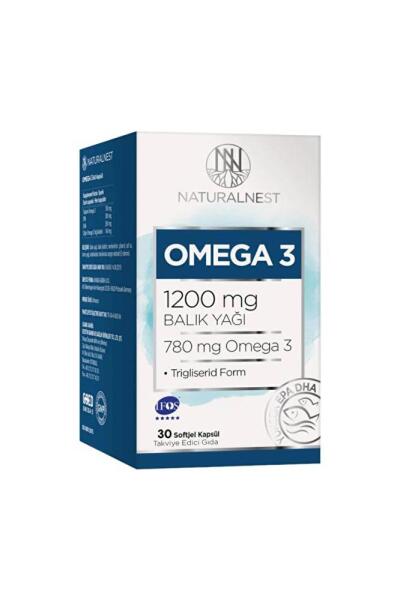 NaturalNest Omega 3 1200 mg 30 Kapsül - 1