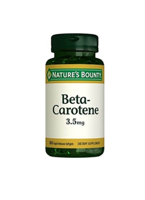 Natures Bounty Beta Carotene 3,5 mg 60 Kapsül - 1