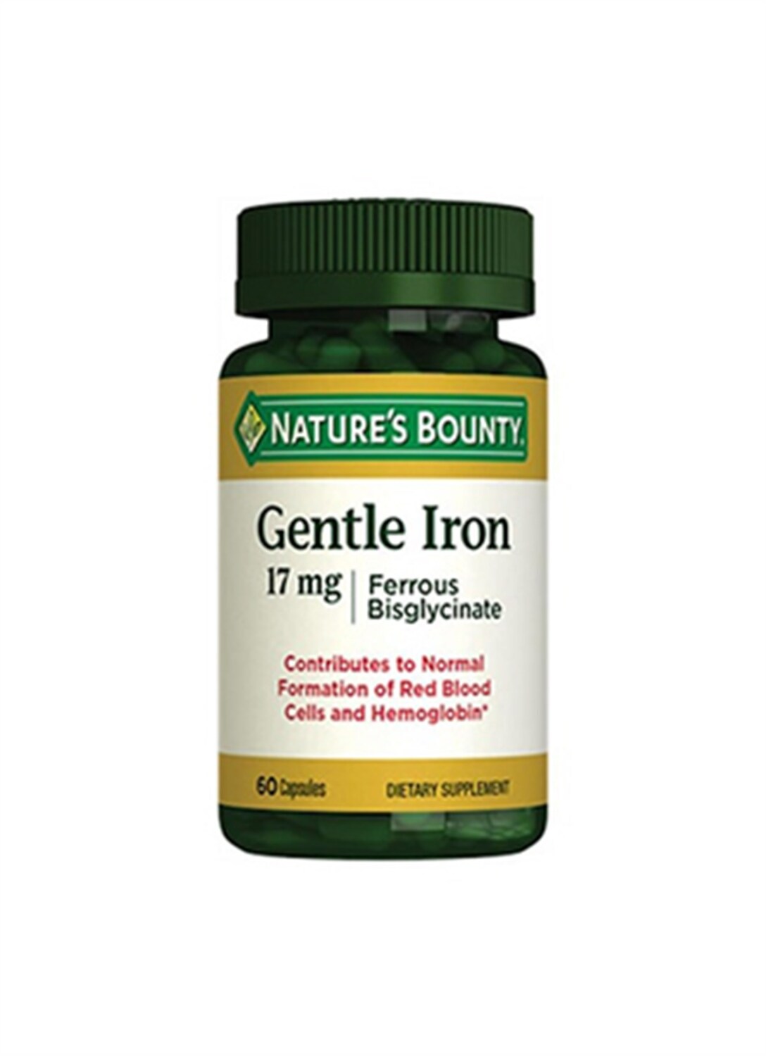 Natures Bounty Gentle Iron 17 mg 60 Kapsül - 1