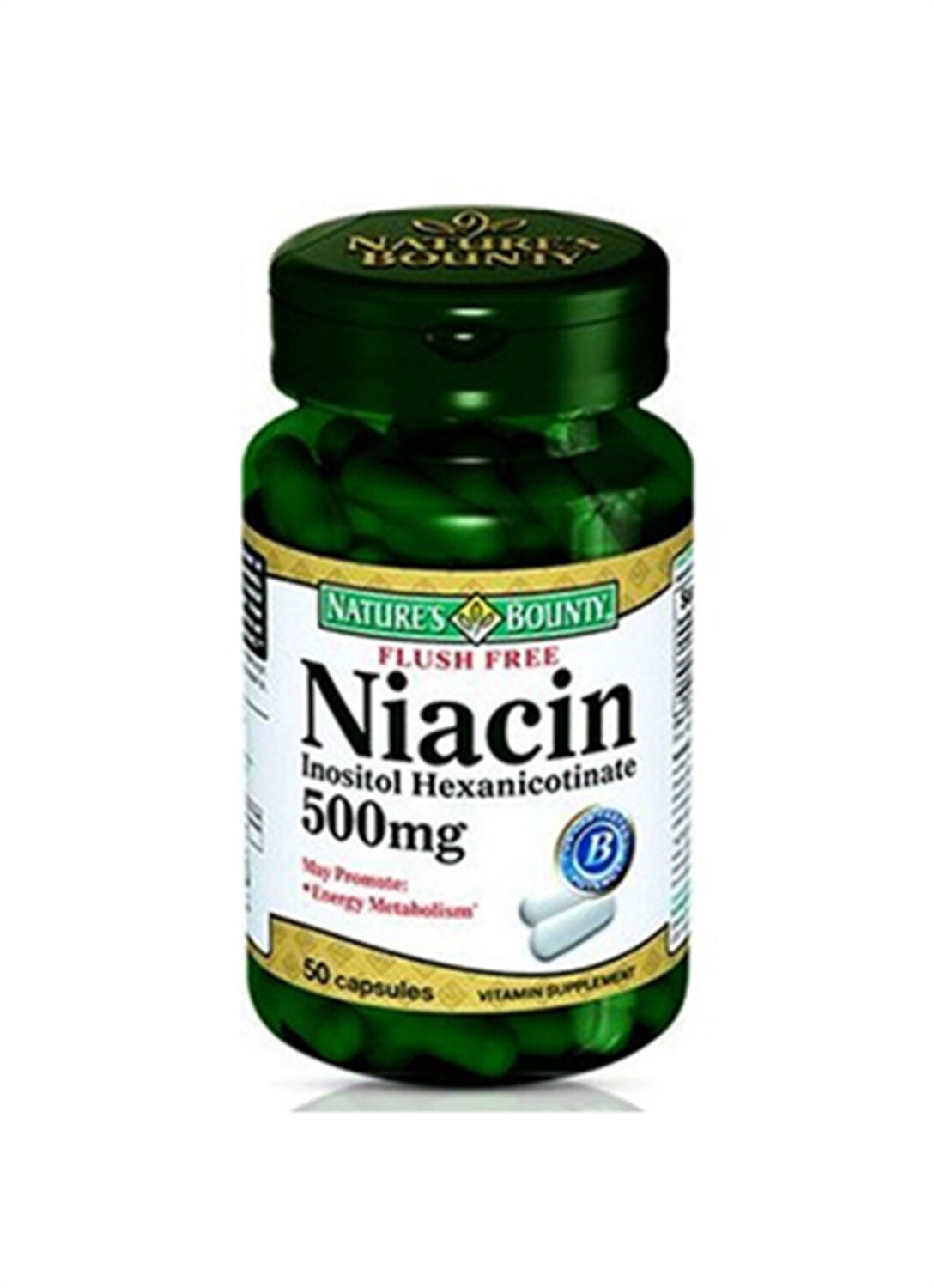 Natures Bounty Niacin 500 mg 50 Kapsül - 1