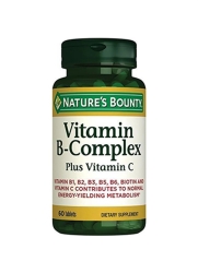 Natures Bounty Vitamin B-Complex Plus Vitamin C 60 - 1