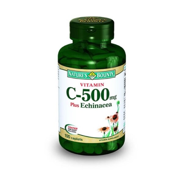 Natures Bounty Vitamin C Plus Echinacea 500 mg 100 Kapsül - 1