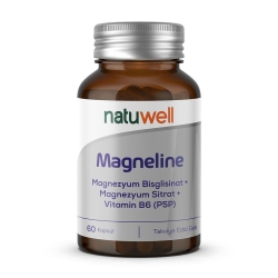 Natuwell Magneline Magnezyum Bisglisinat, Sitrat P-5-P 30 Kapsül - 1