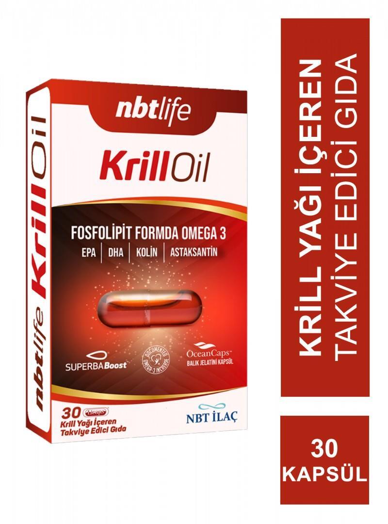 NBTLife Krill Oil Fosfolipit Formda Omega3 30 Kapsül - 1