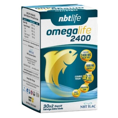 NBTLife Omegalife Combotech 2400 60 Kapsül - 1