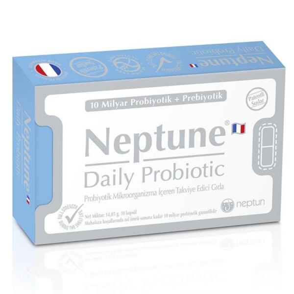 Neptune Daily Probiotic Prebiyotik 30 Kapsül - 1