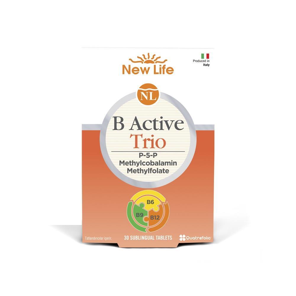 New Life B Active Trio Takviye Edici Gıda 30 Kapsül - 1