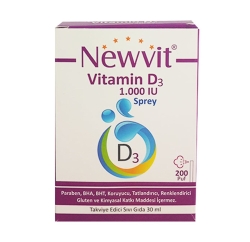 Newvit Vitamin D3 400 IU Sprey 30 ml - 1