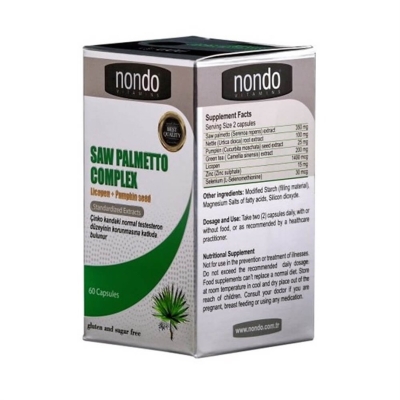 Nondo Saw Palmetto Complex 60 Kapsül - 1