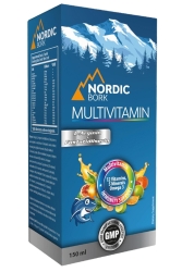 Nordic Bork Multivitamin İçeren Sıvı Takviye Edici Gıda 150ml - 1