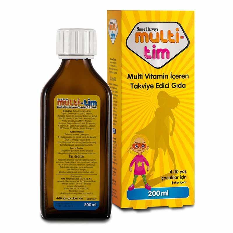 Nurse Harvey's Multi-Tim 200 ml Şurup - 1