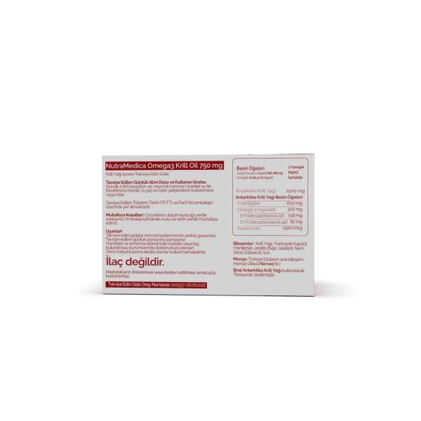 Nutramedica Omega 3 Krill Oil 750 mg 60 Kapsül - 2