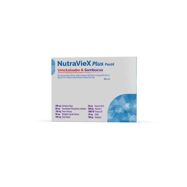 NutraVieX Plus Pastil Umckaloabo Sambucus 10 Tablet - 1