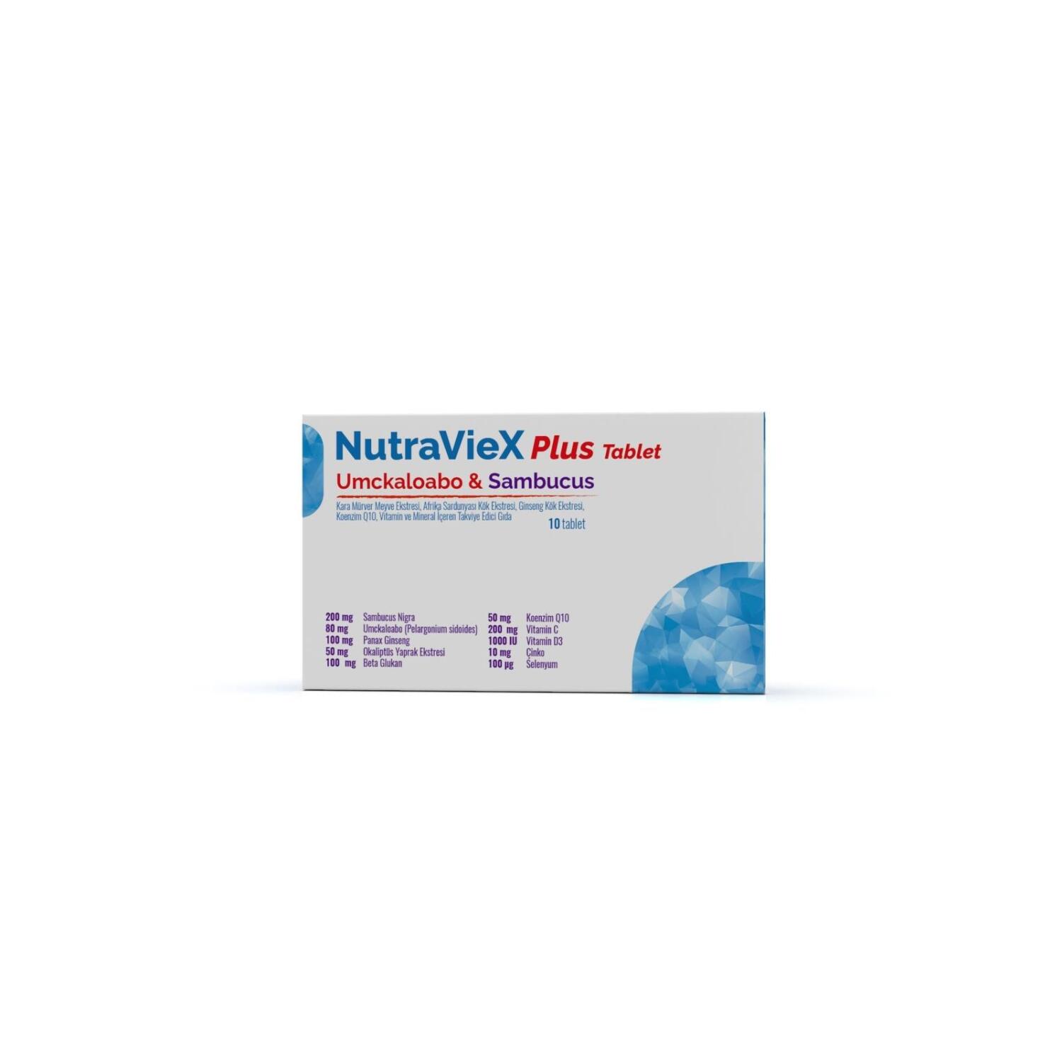 NutraVieX Plus Tablet Umckaloabo-Sambucus 10 Tablet - 1