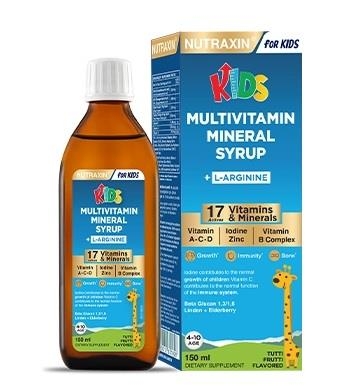 Nutraxin Kids Multivitamin Mineral Şurup 150 Ml - 1