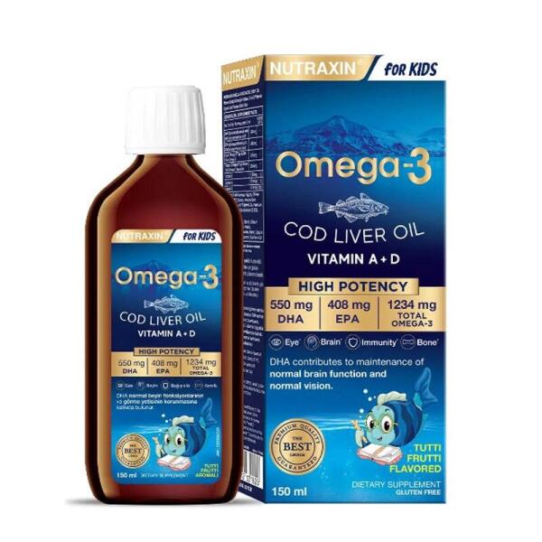 Nutraxin Kids Omega 3 Şurup 150 Ml - 1